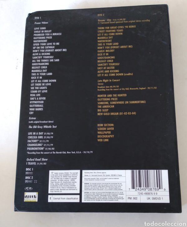 DVD doble Simple Minds