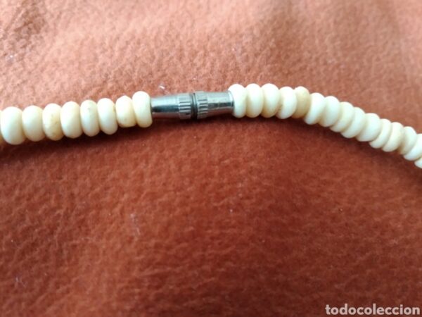 Antiguo collar de hueso .30cm - Imagen 5