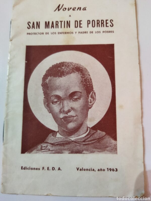 Librito y estampa de Sant Martín de Porres