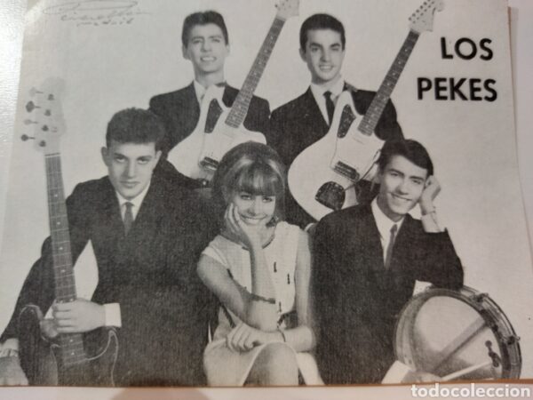 Tarjeta postal de promoción Discos Zafiro . Años 60